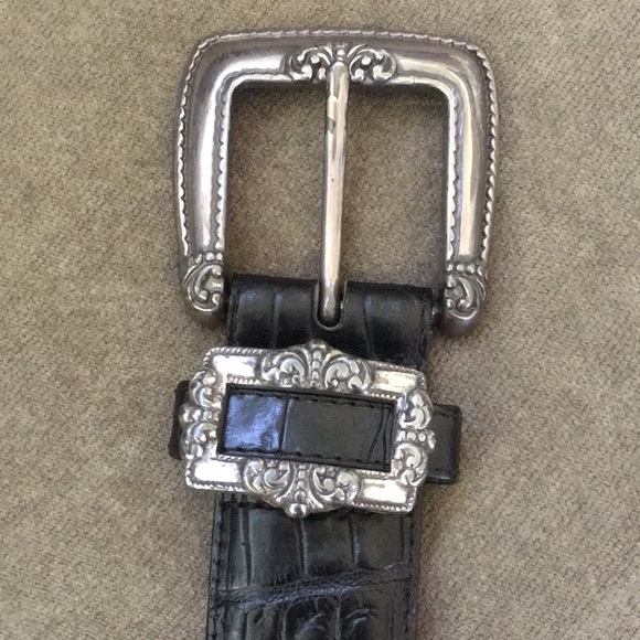 Vintage Brighton Belt Black Size Small - Picture 2 of 10